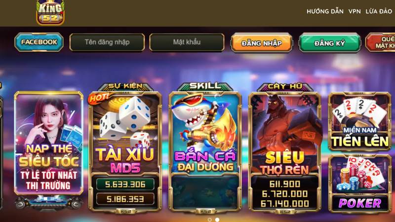 cổng game bài đổi thưởng nào uy tín nhất hiện nay