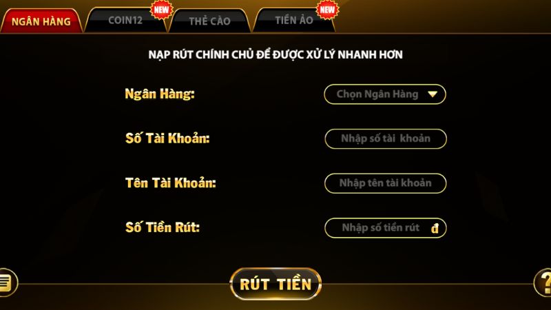 rút tiền Go88