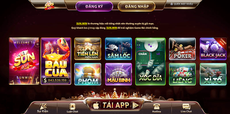 game bài đổi thưởng Sunwin