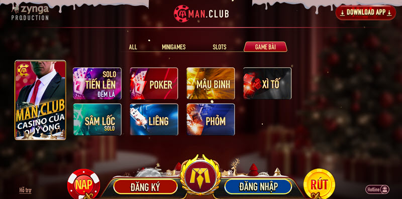 game bài đổi thưởng Manclub