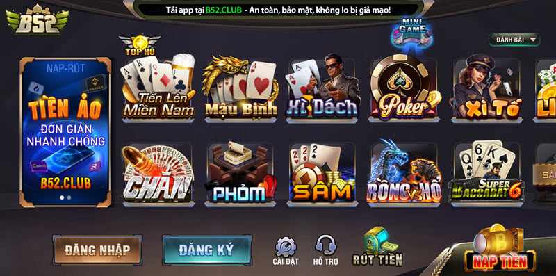 game bài đổi thưởng B52