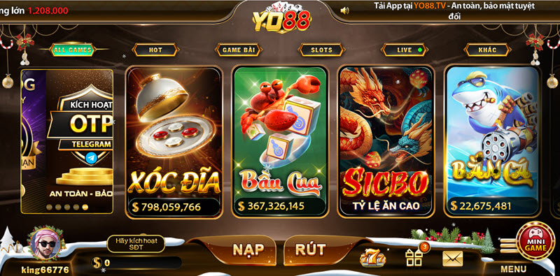 game bài đổi thưởng Yo88